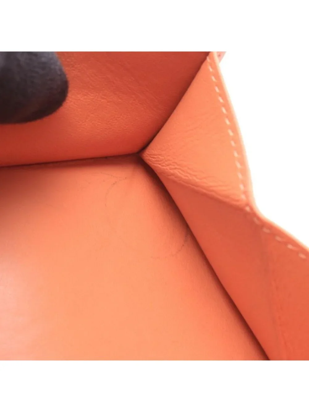 Loewe Coin Purse Zip Brown Salmon Pink Leather